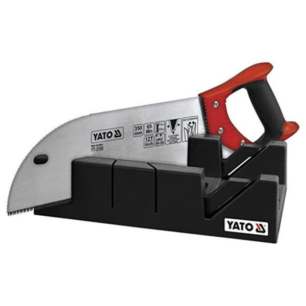 YATO YT-3150 Plastic mitre box with dovetail saw
