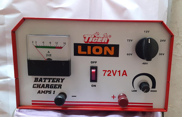 Tiger Battery Charger 72v-1a Full Wave Rbc-11