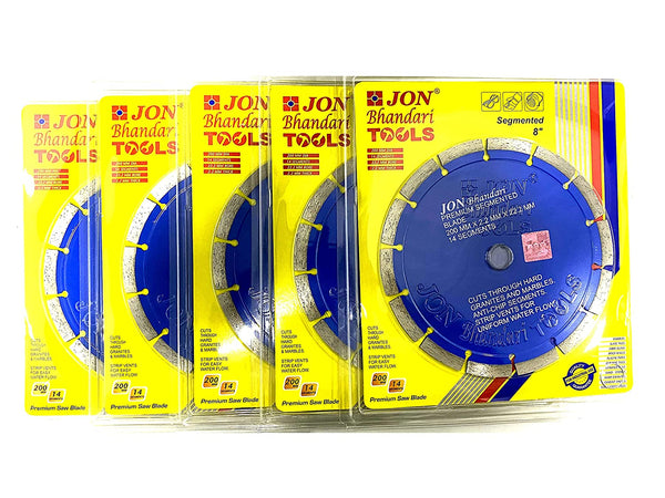 JON BHANDARI 8INCH SEG 14 MARBLE CUTTING BLADE 200MMX2.2MMX22.2MM