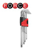 FORCE 5093XLB 9PC HEX BALL POINT EXTRA LONG KEY SET