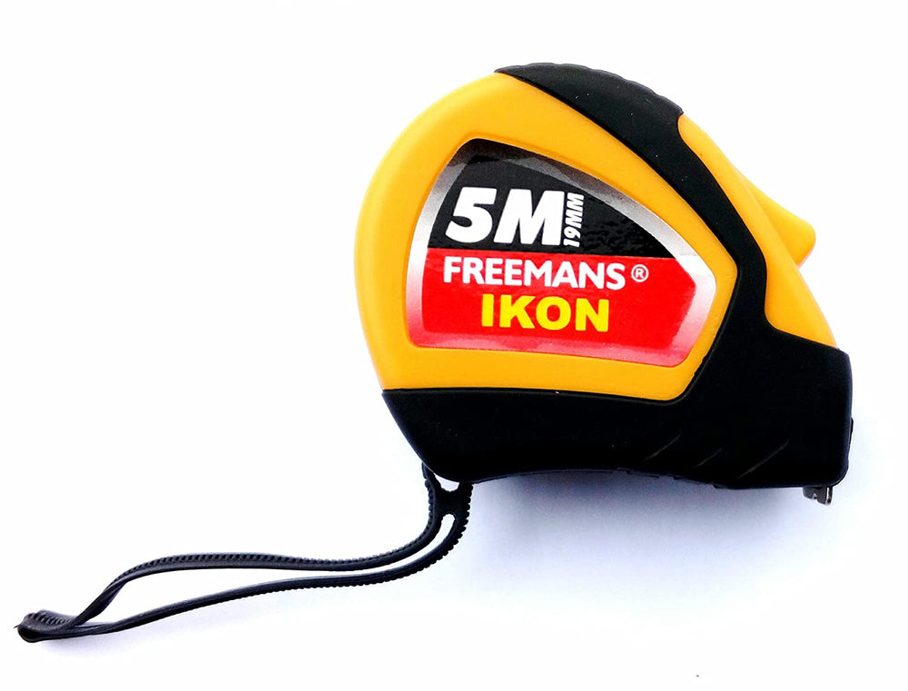 Freemans 5M 19mm Measuring Tape IKON 5M-Z/19mm | Construction, Carpentry, Engineering, Workshop & Multi-Purpose Measurement Applications