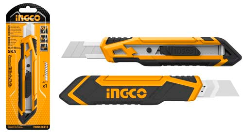 INGCO HKNS16518 SNAP-OFF BLADE KNIFE ingco BLADE KNIFE in INDIA , ingco BLADE KNIFE , ingco BLADE KNIFE price  , ingco BLADE KNIFE review  , ingco BLADE KNIFE SPARE'S  , ingco tools