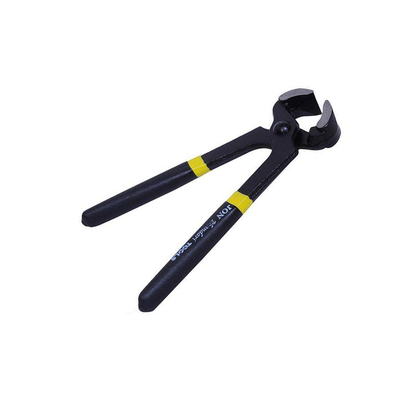 Jon Bhandari Carpenter Pincer 7 Inch Black Finish C-013 | Nail Pulling, Wire Cutting, Carpentry, Woodworking & Construction Applications