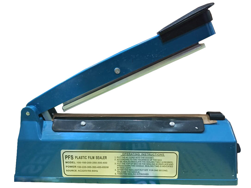 Procut 8 Inch 200mm Sealing Machine FS-200 | 300W Manual Impulse Heat Sealer with Adjustable Heating Time for Plastic Bags, Poly Bags, Packaging, Food Products, Retail & Industrial Applications