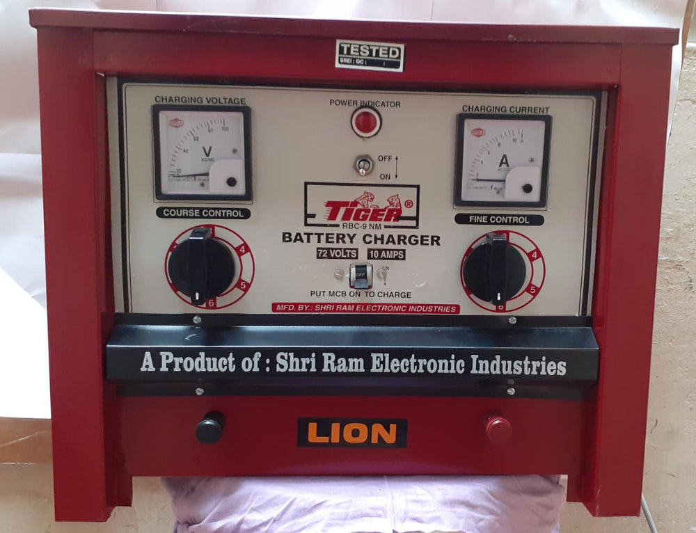 TIGER BATTERY CHARGER 72V 10AMPS HALF WAVE