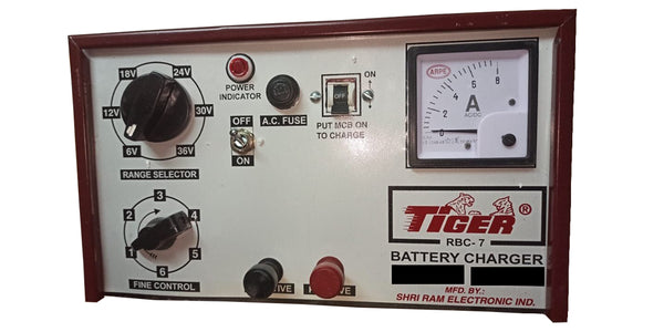 Tiger Battery Charger 36v-6a Half wave Rbc-7