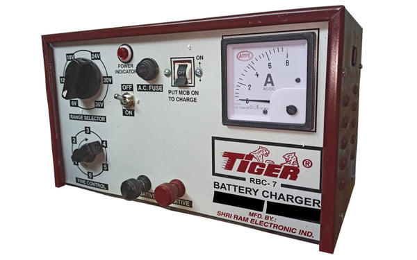 Tiger Battery Charger 24v-6a Half Way Rbc-6
