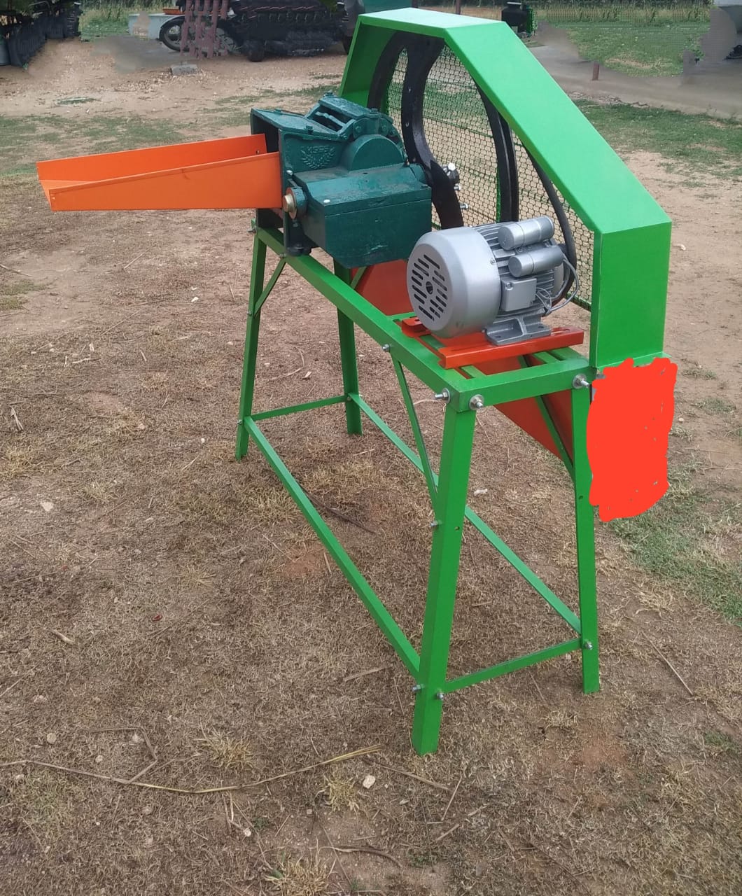 Sugar Cane Chaff Cutter With Motor Agriculture Motorized Chaff Cutter | Heavy Duty Fodder Machine | Lion ...