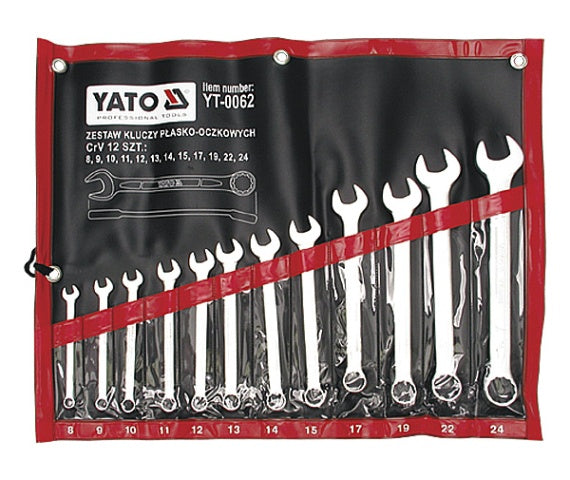 YATO YT-0062 COMBINATION SPANNER SET yato  hand tools,  spanner set,  yato spanner set,  buy spanner set online,  spanner set online price,  best online price spanner set,  yato spanner set price.