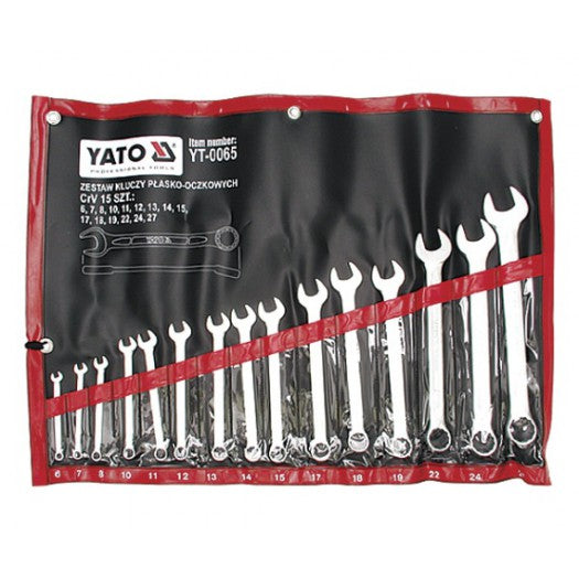YATO YT-0065 COMBINATION SPANNER SET yato  hand tools,  spanner set,  yato spanner set,  buy spanner set online,  spanner set online price,  best online price spanner set,  yato spanner set price.