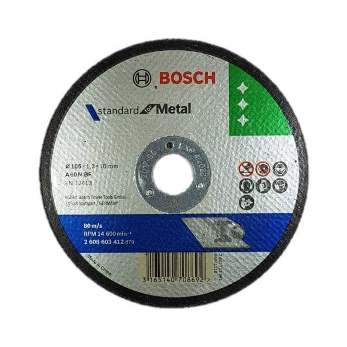 Bosch Cutting Wheel 4inchx1.2mm Cut Off Wheel 105x1.2x16mm - Buy Online ...