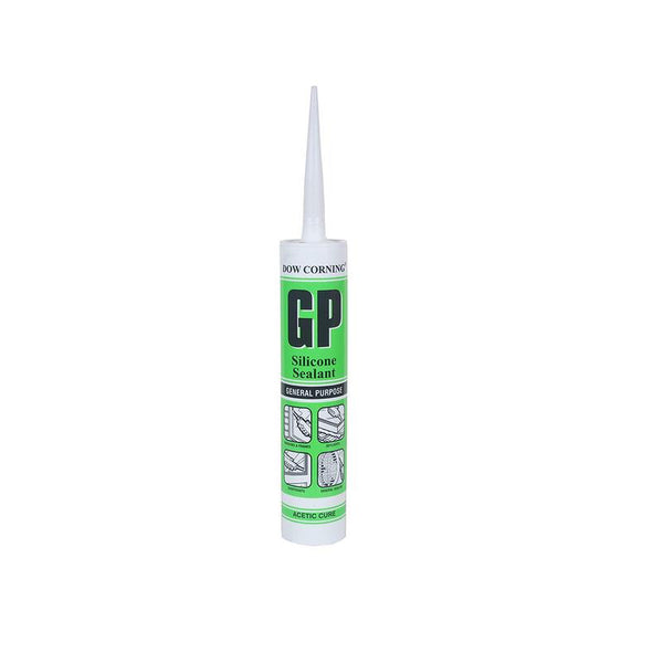GP SILICONE SEALANT KWICK SEAL ACETIC CURE 280ML BLACK AM