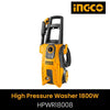 INGCO HIGH PRESSURE WASHER HPWR18008
