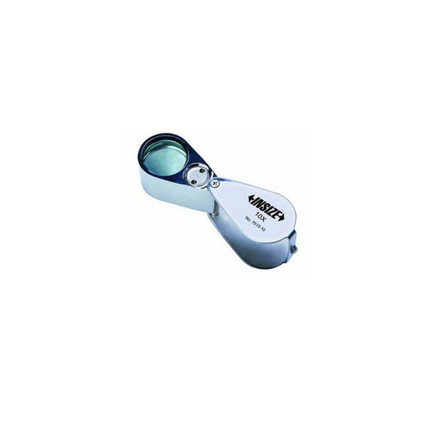 INSIZE FOLDING MAGNIFIER WITH ILLIMINATION 10X21MM 7515-10