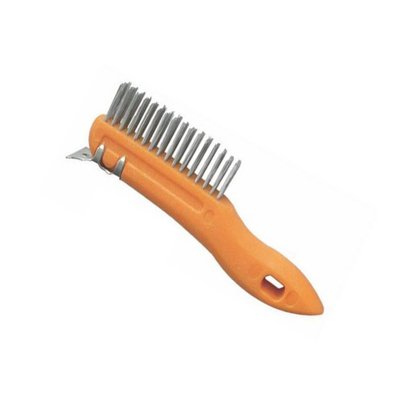 JON BHANDARI HAND BRUSH WITH SCRAPER B-024