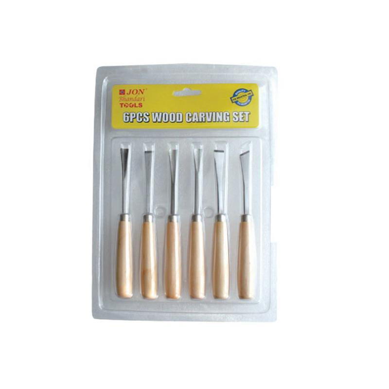 JON BHANDARI CARVING TOOLS 6 PCS BIG C-014