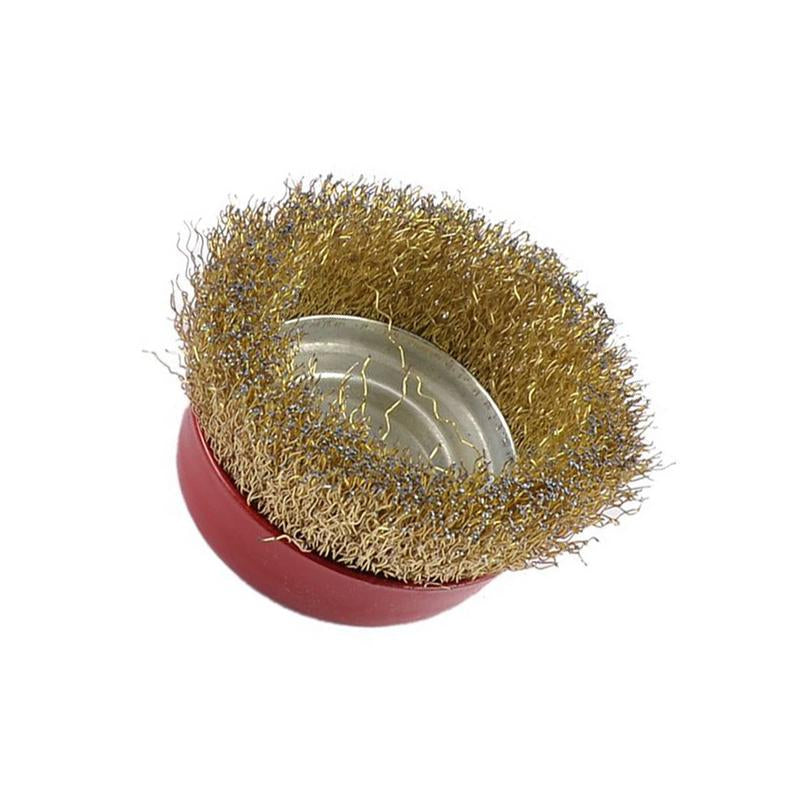 JON BHANDARI CUP BRUSH 3INCH GOLDEN COLOUR B-011
