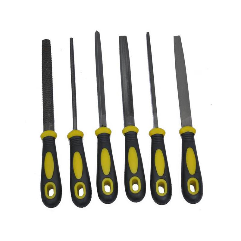 JON BHANDARI FILE 6 PCS SET WITH HANDLE 10INCH F-003