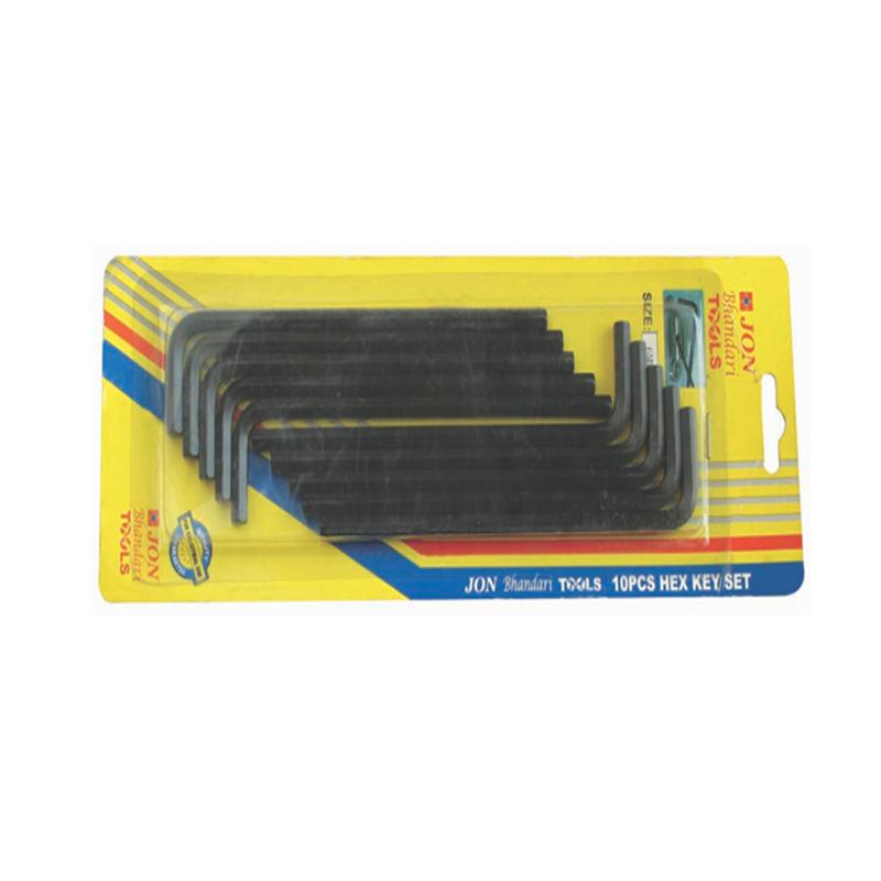 JON BHANDARI HEX KEY 10 PCS SET BLACK H-016
