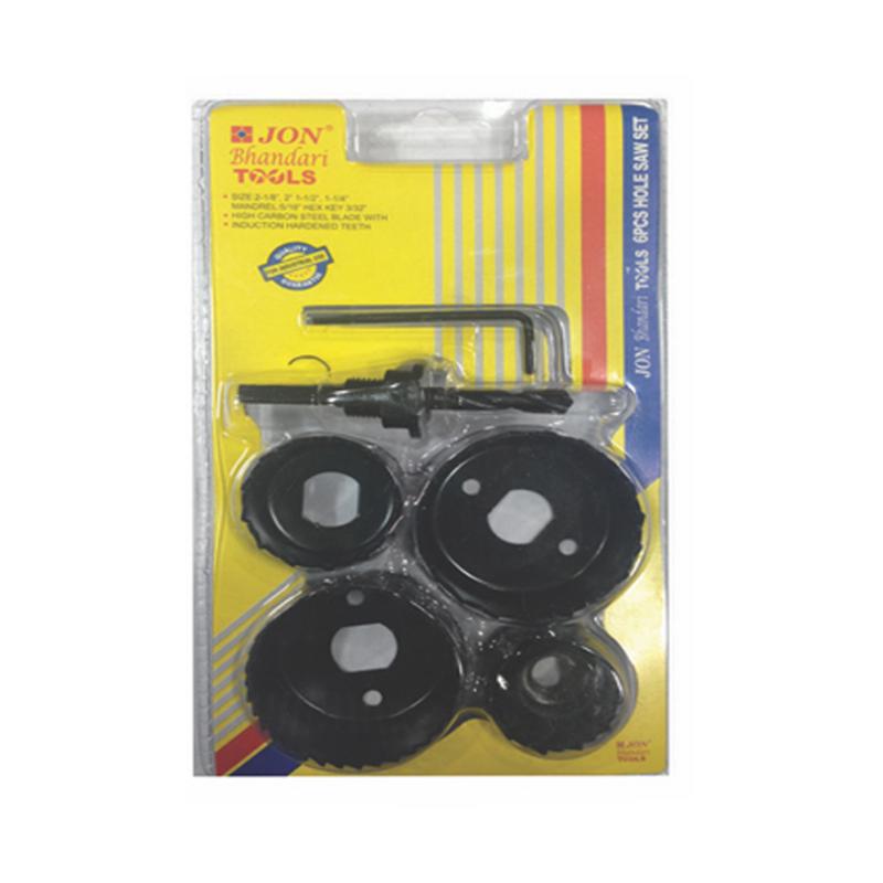 JON BHANDARI WOOD HOLE SAW 6PCS W-011