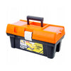 Metro PVC Tools Box 12 Inch Orange & Black – Heavy Duty Portable Storage Organizer Box