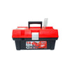 Metro PVC Tools Box 17 Inch Red & Black – Heavy Duty Portable Storage Organizer Box