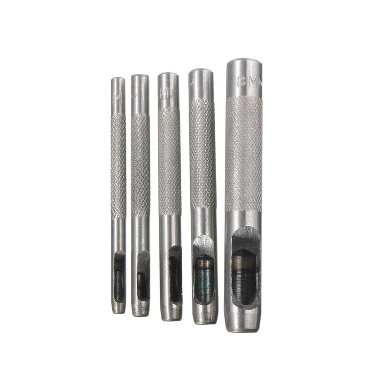 TOWER HOLLOW PUNCH LEATHER PUNCH SET OF 5PCS