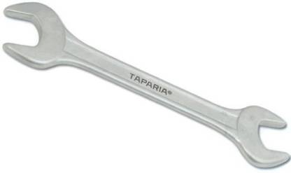 Taparia Double Ended Spanners Ribbed Chrome Plated DER Series | Professional Hand Tool