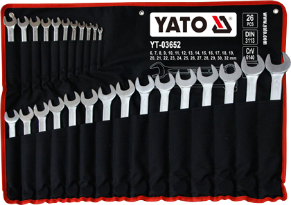YATO YT-0365 COMBINATION SPANNER SET